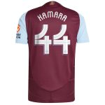 AVFC aston villa adidas home authentic shirt 2024-25 with kamara 44 cup printing Collection | Official Aston Villa Kits and Apparel