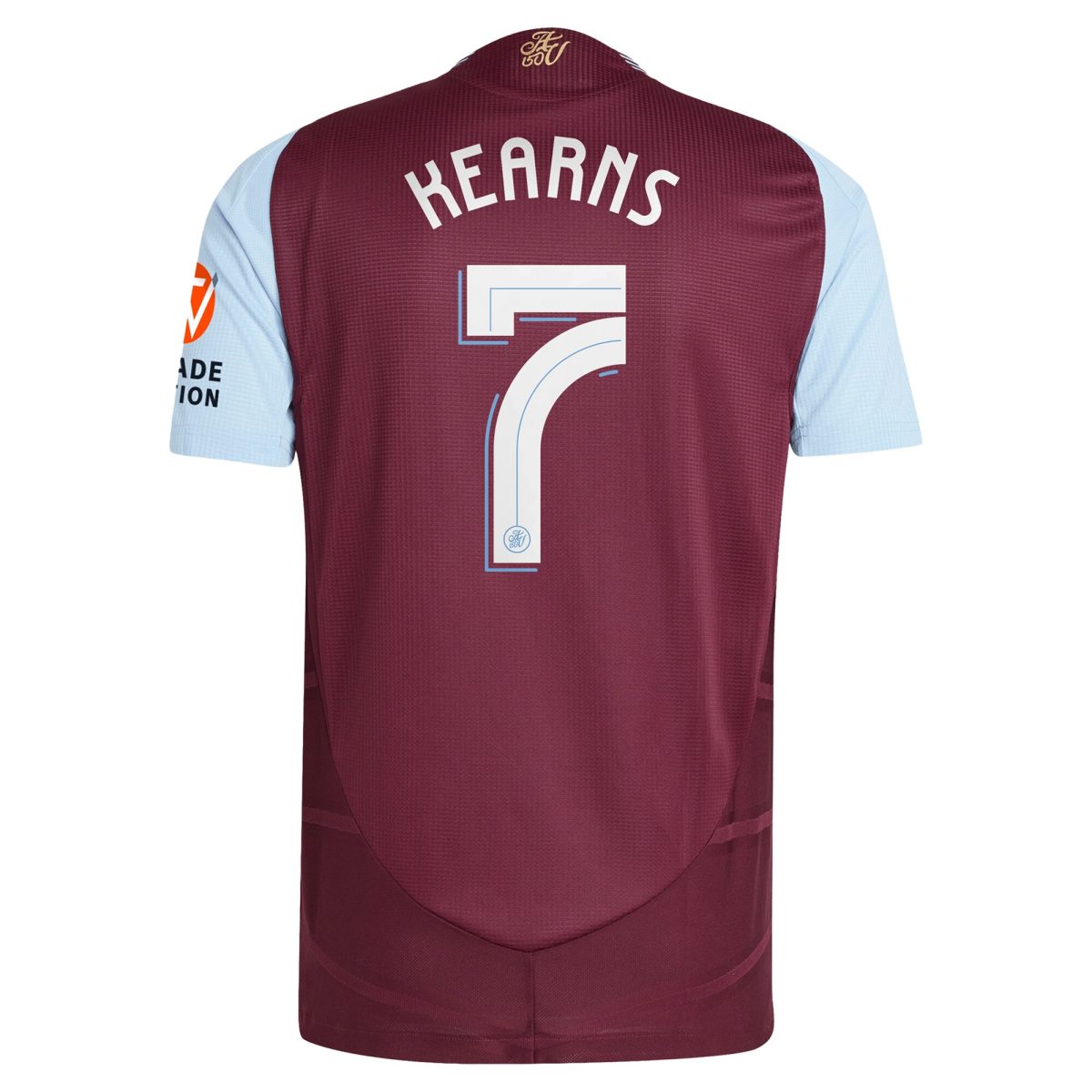 AVFC aston villa adidas home authentic shirt 2024-25 with kearns 7 cup printing Collection | Official Aston Villa Kits and Apparel