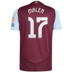 AVFC aston villa adidas home authentic shirt 2024-25 with malen 17 cup printing Collection | Official Aston Villa Kits and Apparel