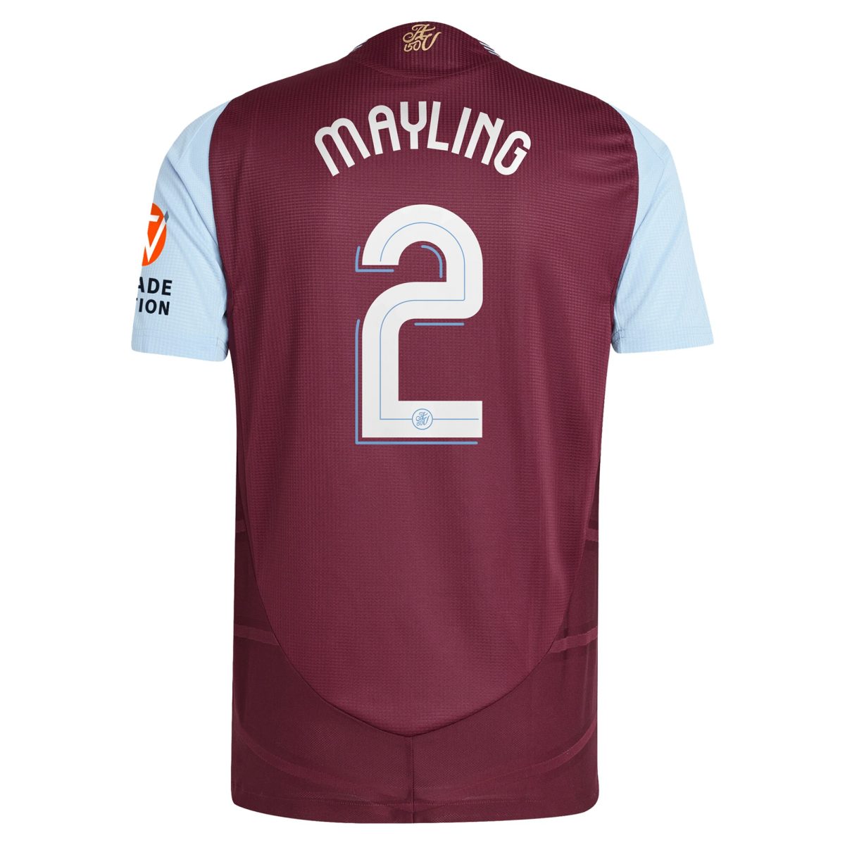 AVFC aston villa adidas home authentic shirt 2024-25 with mayling 2 cup printing Collection | Official Aston Villa Kits and Apparel