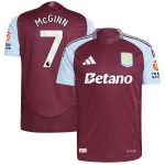 AVFC aston villa adidas home authentic shirt 2024-25 with mcginn 7 printing Collection | Official Aston Villa Kits and Apparel