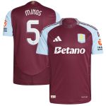 AVFC aston villa adidas home authentic shirt 2024-25 with mings 5 cup printing Collection | Official Aston Villa Kits and Apparel