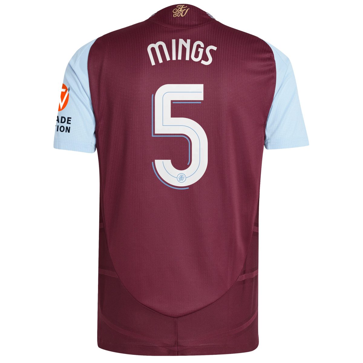 AVFC aston villa adidas home authentic shirt 2024-25 with mings 5 cup printing Collection | Official Aston Villa Kits and Apparel