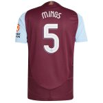 AVFC aston villa adidas home authentic shirt 2024-25 with mings 5 cup printing Collection | Official Aston Villa Kits and Apparel