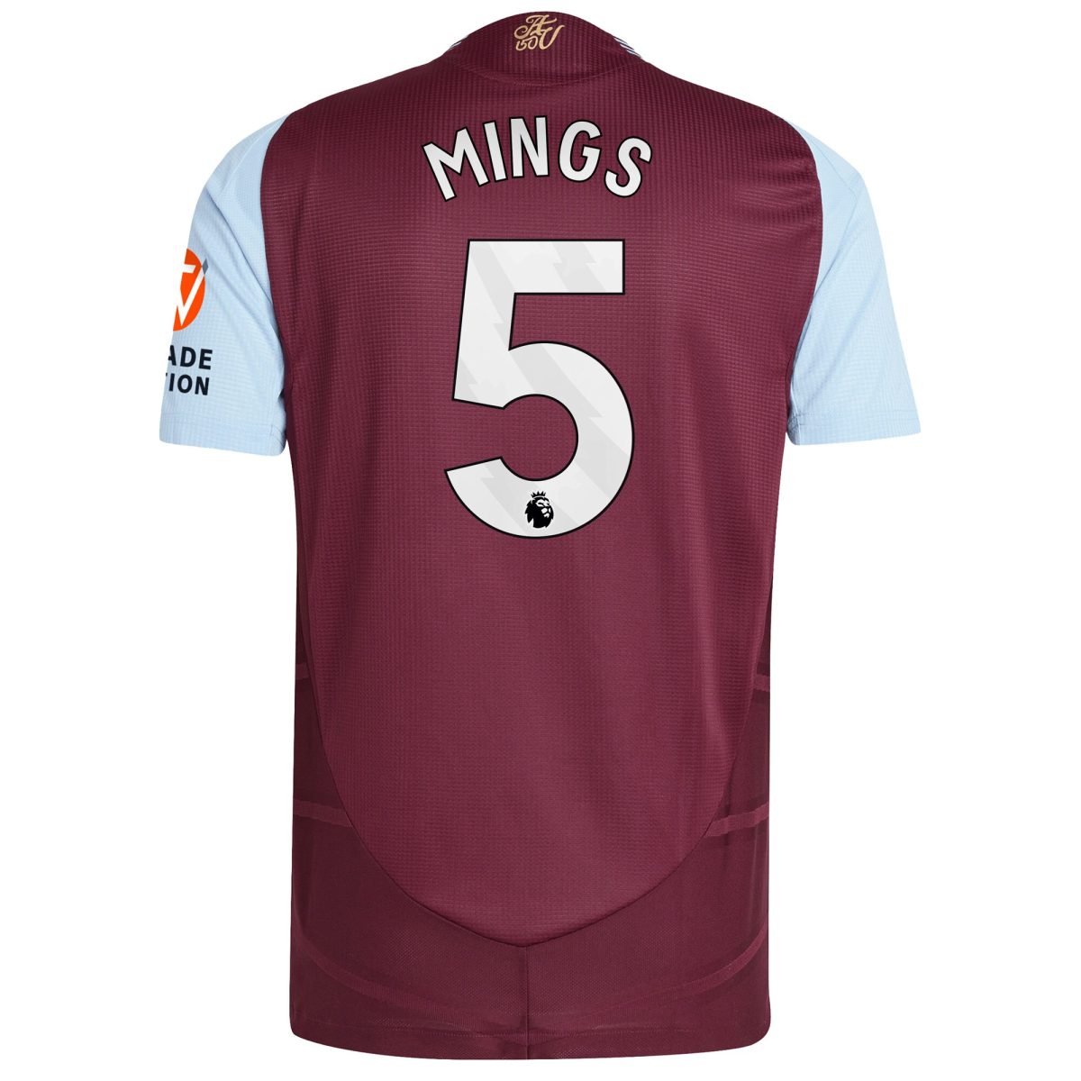 AVFC aston villa adidas home authentic shirt 2024-25 with mings 5 printing Collection | Official Aston Villa Kits and Apparel