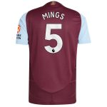 AVFC aston villa adidas home authentic shirt 2024-25 with mings 5 printing Collection | Official Aston Villa Kits and Apparel
