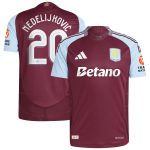 AVFC aston villa adidas home authentic shirt 2024-25 with nedeljković 20 cup printing Collection | Official Aston Villa Kits and Apparel
