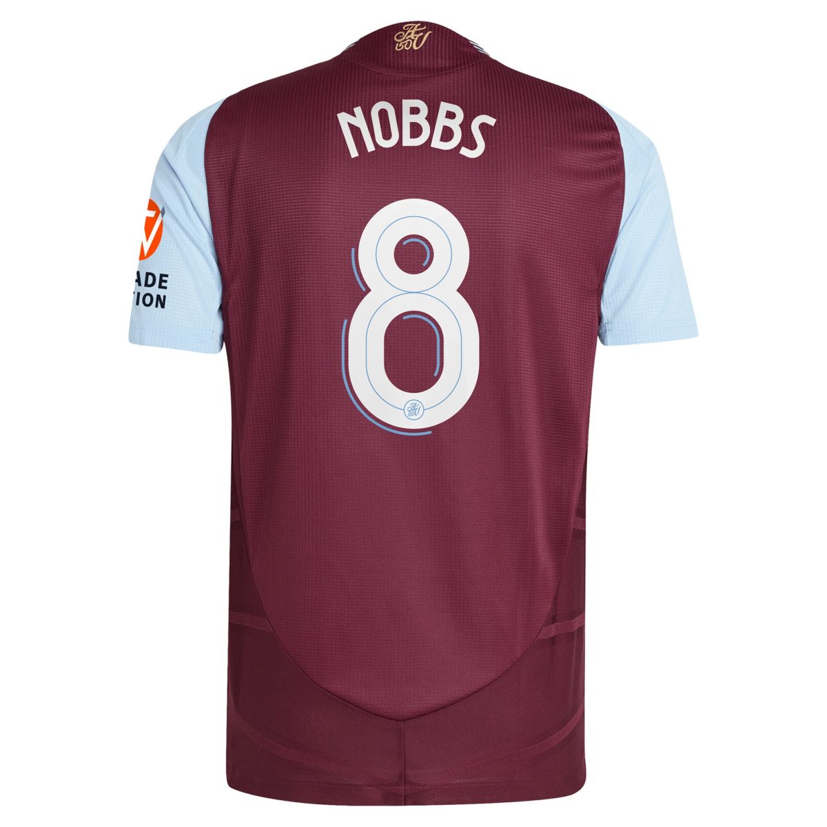 AVFC aston villa adidas home authentic shirt 2024-25 with nobbs 8 cup printing Collection | Official Aston Villa Kits and Apparel
