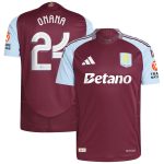AVFC aston villa adidas home authentic shirt 2024-25 with onana 24 cup printing Collection | Official Aston Villa Kits and Apparel