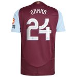 AVFC aston villa adidas home authentic shirt 2024-25 with onana 24 cup printing Collection | Official Aston Villa Kits and Apparel