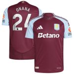 AVFC aston villa adidas home authentic shirt 2024-25 with onana 24 printing Collection | Official Aston Villa Kits and Apparel