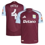 AVFC aston villa adidas home authentic shirt 2024-25 with patten 4 cup printing Collection | Official Aston Villa Kits and Apparel