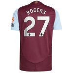 AVFC aston villa adidas home authentic shirt 2024-25 with rogers 27 printing Collection | Official Aston Villa Kits and Apparel