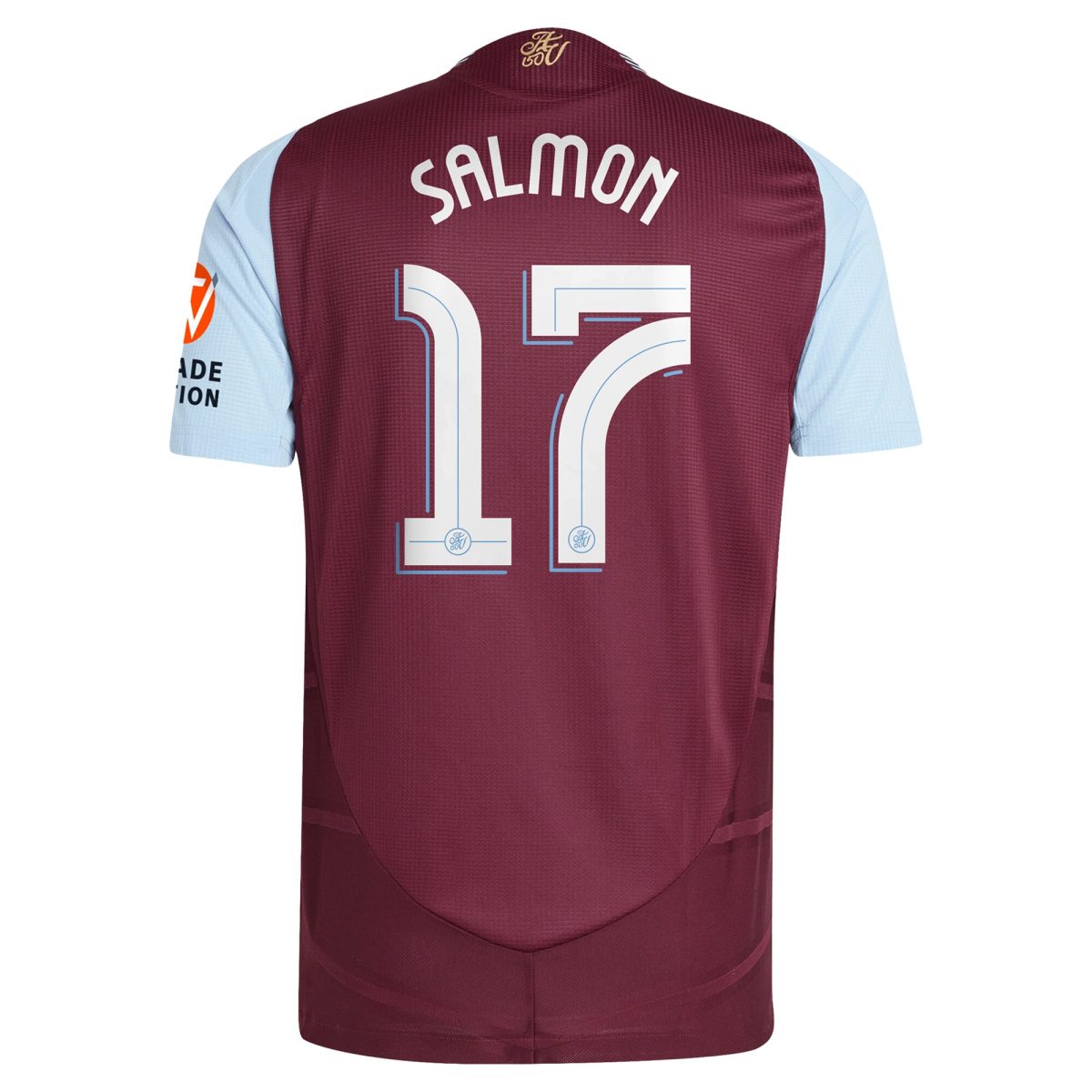 AVFC aston villa adidas home authentic shirt 2024-25 with salmon 17 cup printing Collection | Official Aston Villa Kits and Apparel
