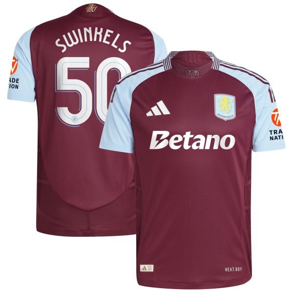 AVFC aston villa adidas home authentic shirt 2024-25 with swinkels 50 cup printing Collection | Official Aston Villa Kits and Apparel