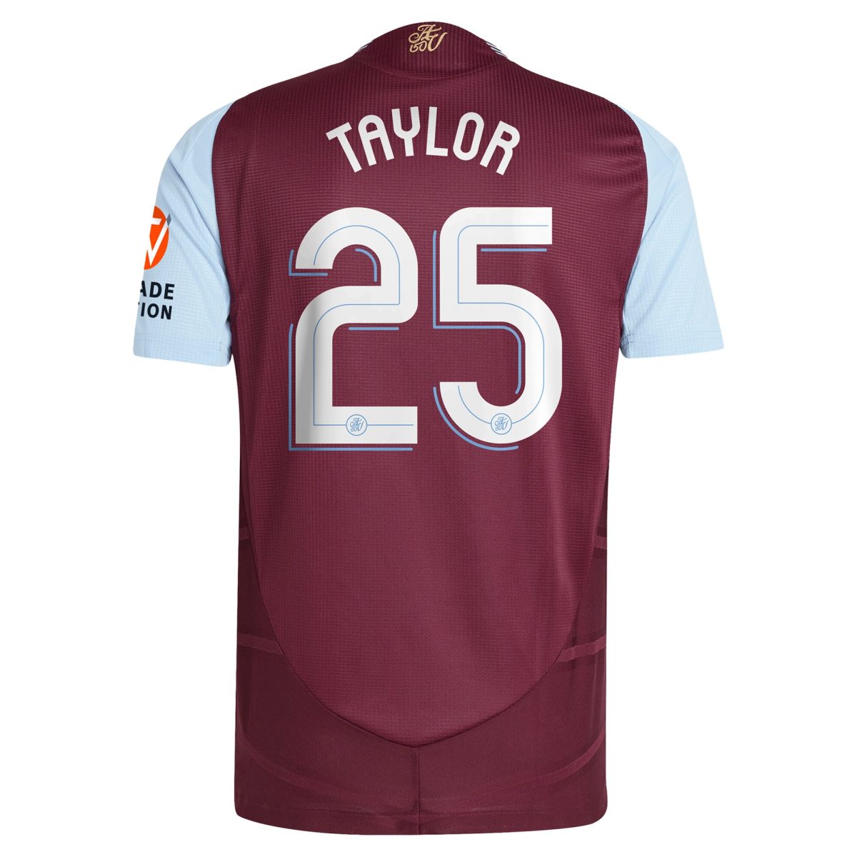 AVFC aston villa adidas home authentic shirt 2024-25 with taylor 25 cup printing Collection | Official Aston Villa Kits and Apparel