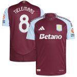 AVFC aston villa adidas home authentic shirt 2024-25 with tielemans 8 cup printing Collection | Official Aston Villa Kits and Apparel