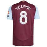 AVFC aston villa adidas home authentic shirt 2024-25 with tielemans 8 cup printing Collection | Official Aston Villa Kits and Apparel