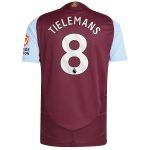 AVFC aston villa adidas home authentic shirt 2024-25 with tielemans 8 printing Collection | Official Aston Villa Kits and Apparel