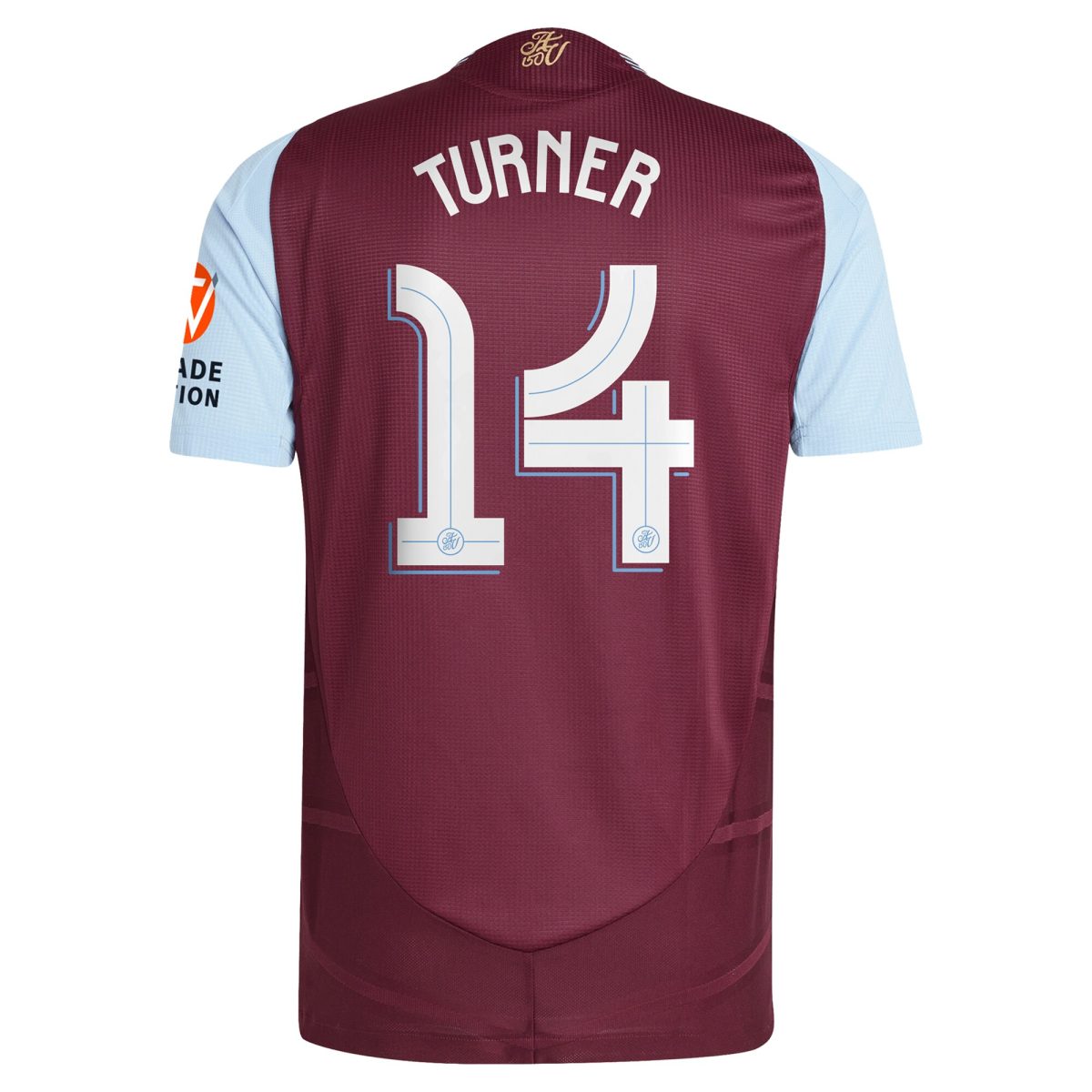 AVFC aston villa adidas home authentic shirt 2024-25 with turner 14 cup printing Collection | Official Aston Villa Kits and Apparel