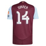 AVFC aston villa adidas home authentic shirt 2024-25 with turner 14 cup printing Collection | Official Aston Villa Kits and Apparel