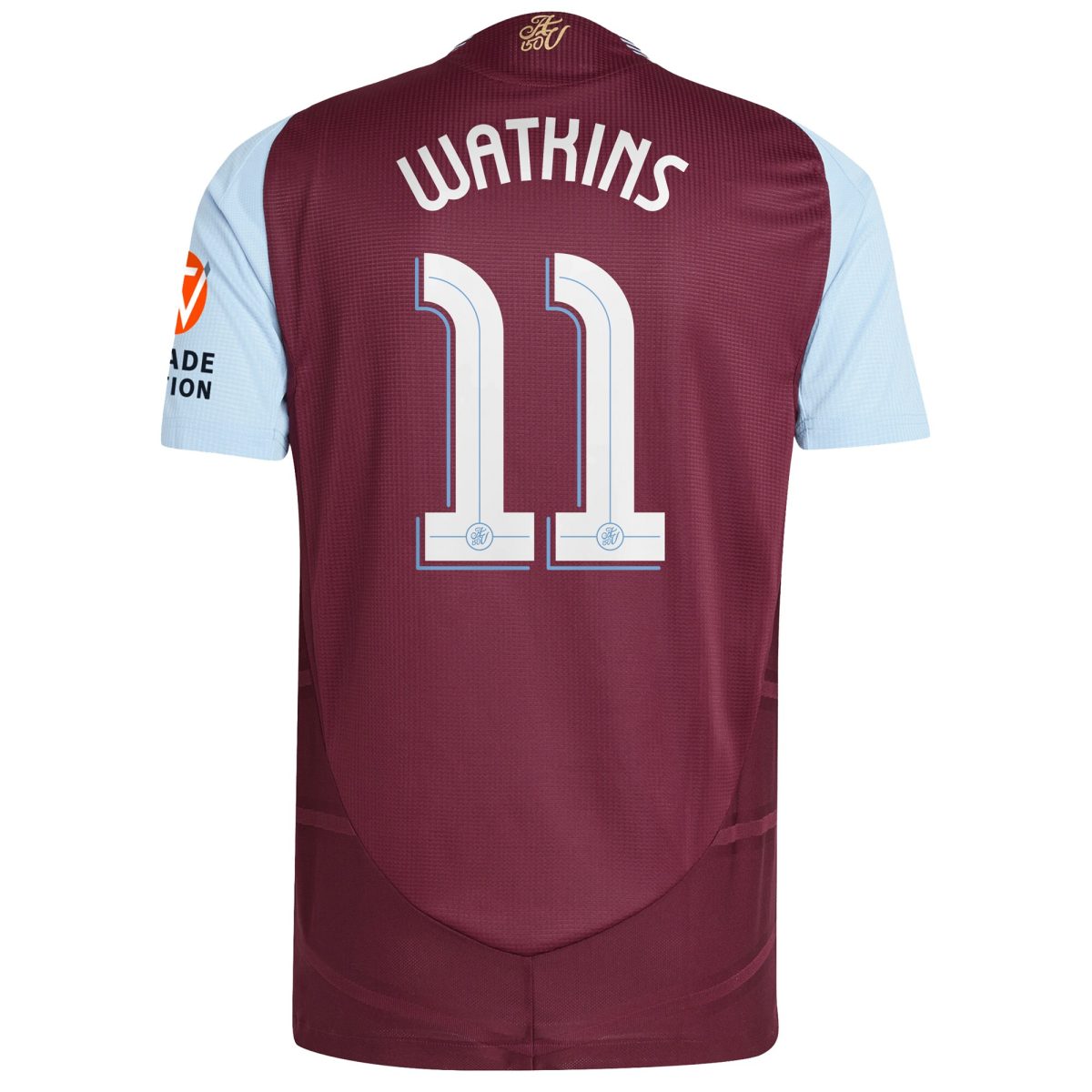 AVFC aston villa adidas home authentic shirt 2024-25 with watkins 11 cup printing Collection | Official Aston Villa Kits and Apparel