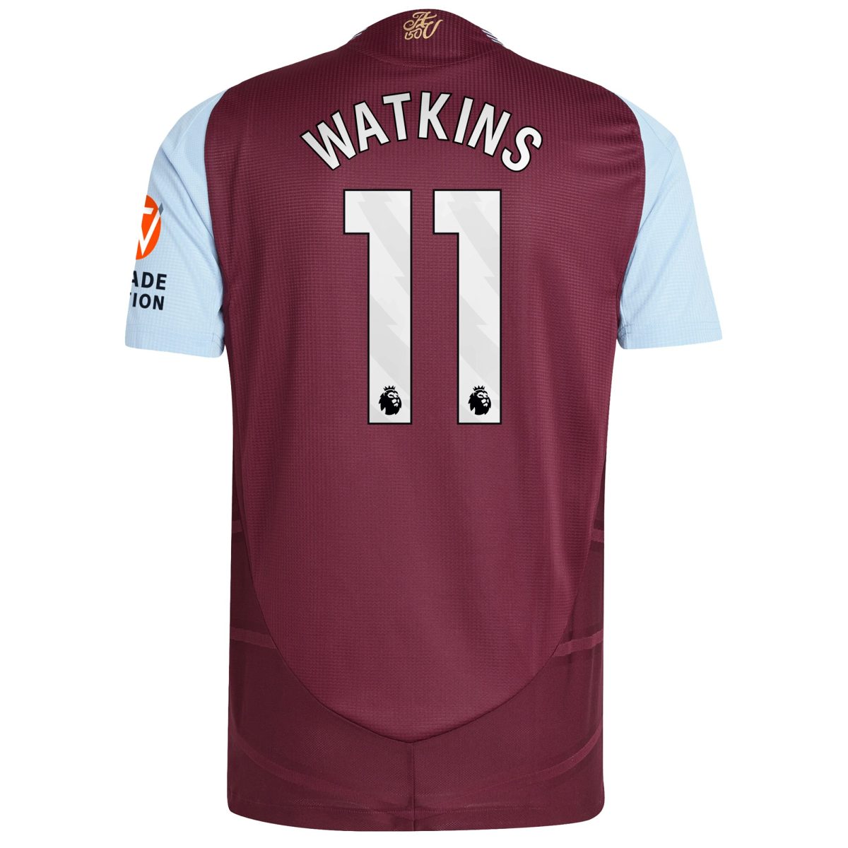 AVFC aston villa adidas home authentic shirt 2024-25 with watkins 11 printing Collection | Official Aston Villa Kits and Apparel
