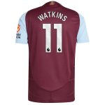 AVFC aston villa adidas home authentic shirt 2024-25 with watkins 11 printing Collection | Official Aston Villa Kits and Apparel