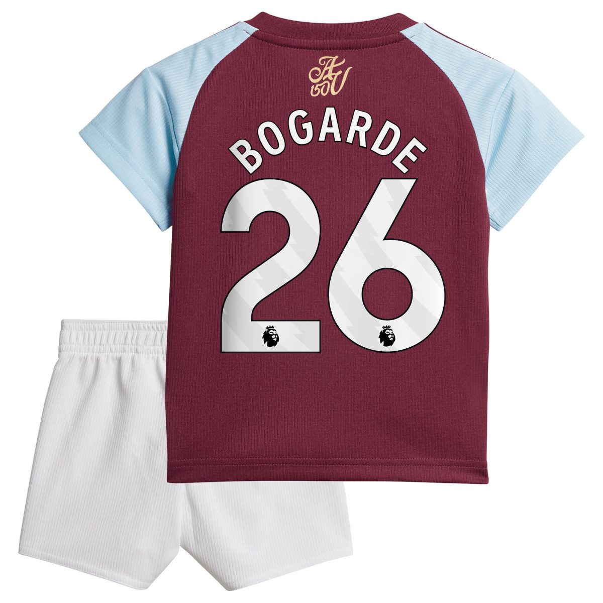 AVFC aston villa adidas home baby kit 2024-25 with bogarde 26 printing Collection | Official Aston Villa Kits and Apparel
