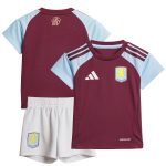 AVFC aston villa adidas home baby kit 2024-25 with custom printing Collection | Official Aston Villa Kits and Apparel