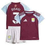 AVFC aston villa adidas home baby kit 2024-25 with disasi 3 printing Collection | Official Aston Villa Kits and Apparel