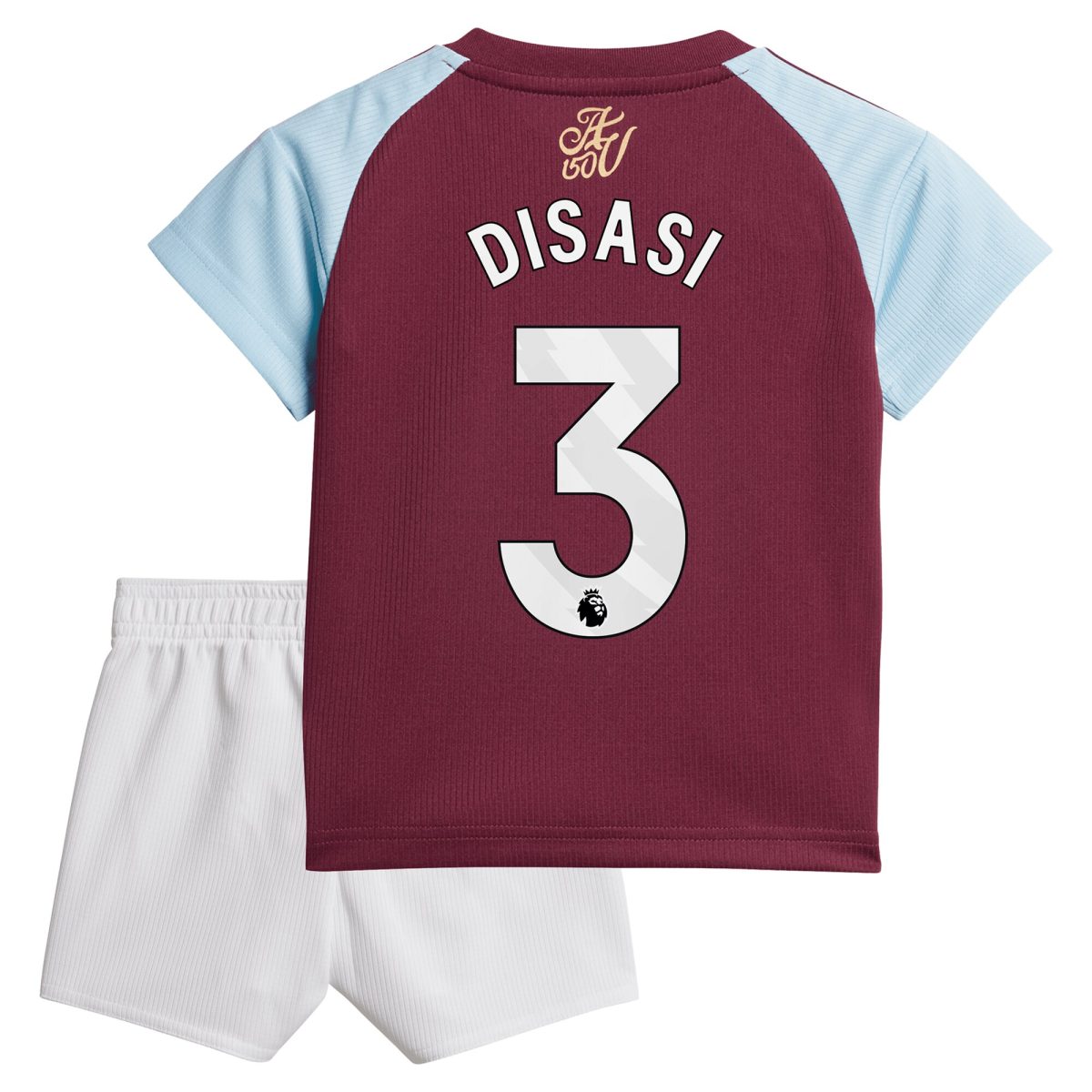 AVFC aston villa adidas home baby kit 2024-25 with disasi 3 printing Collection | Official Aston Villa Kits and Apparel