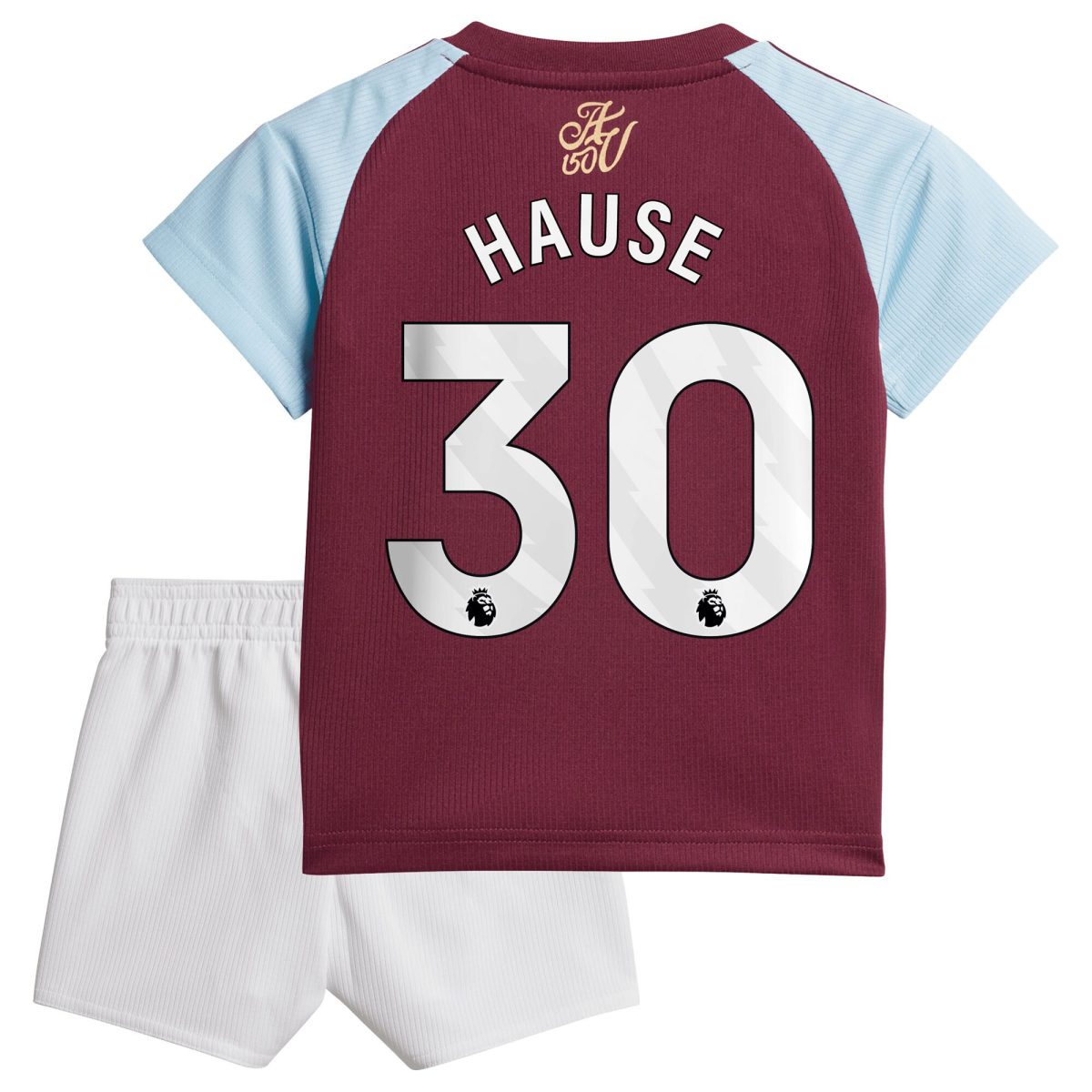 AVFC aston villa adidas home baby kit 2024-25 with hause 30 printing Collection | Official Aston Villa Kits and Apparel
