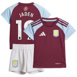 AVFC aston villa adidas home baby kit 2024-25 with jaden 19 printing Collection | Official Aston Villa Kits and Apparel