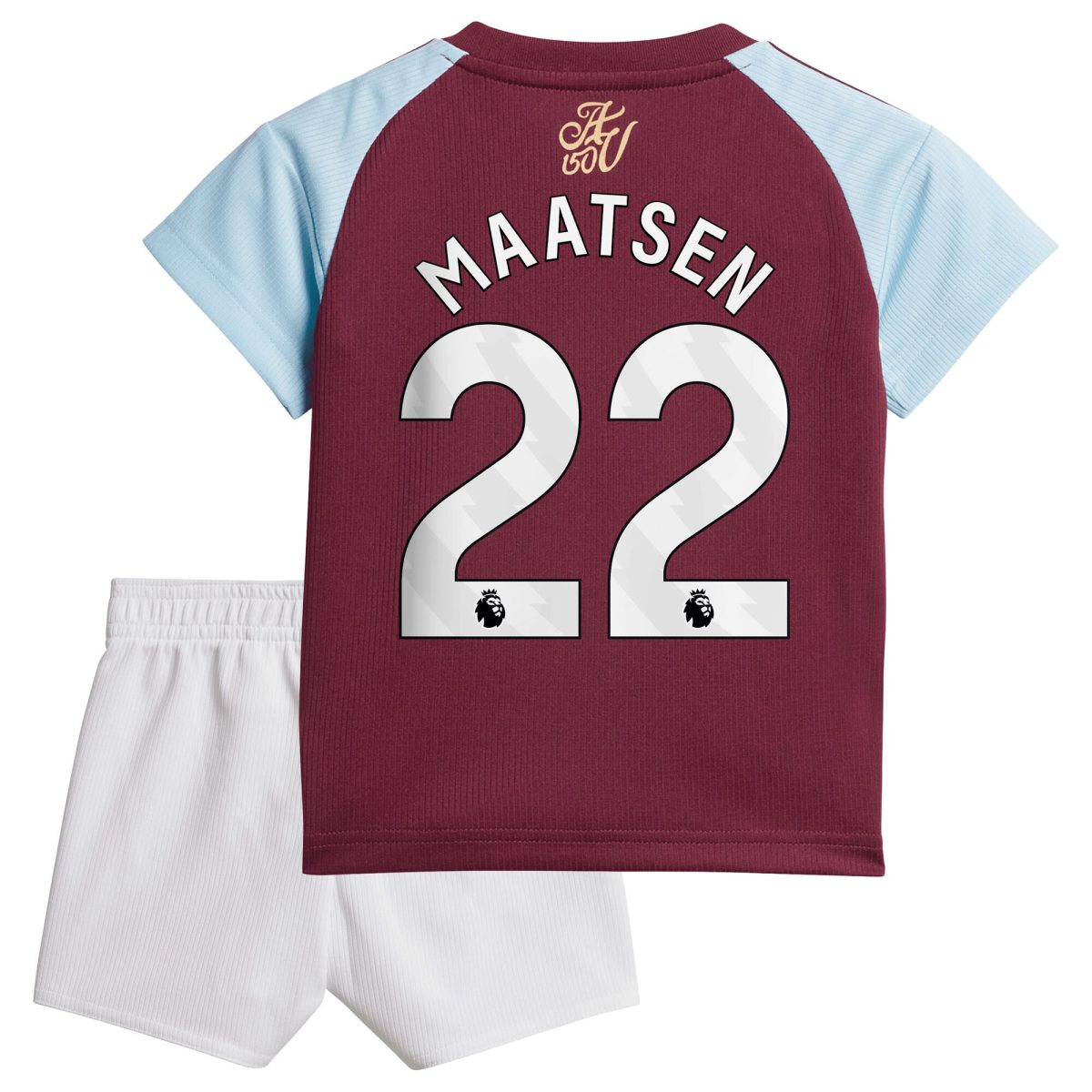 AVFC aston villa adidas home baby kit 2024-25 with maatsen 22 printing Collection | Official Aston Villa Kits and Apparel
