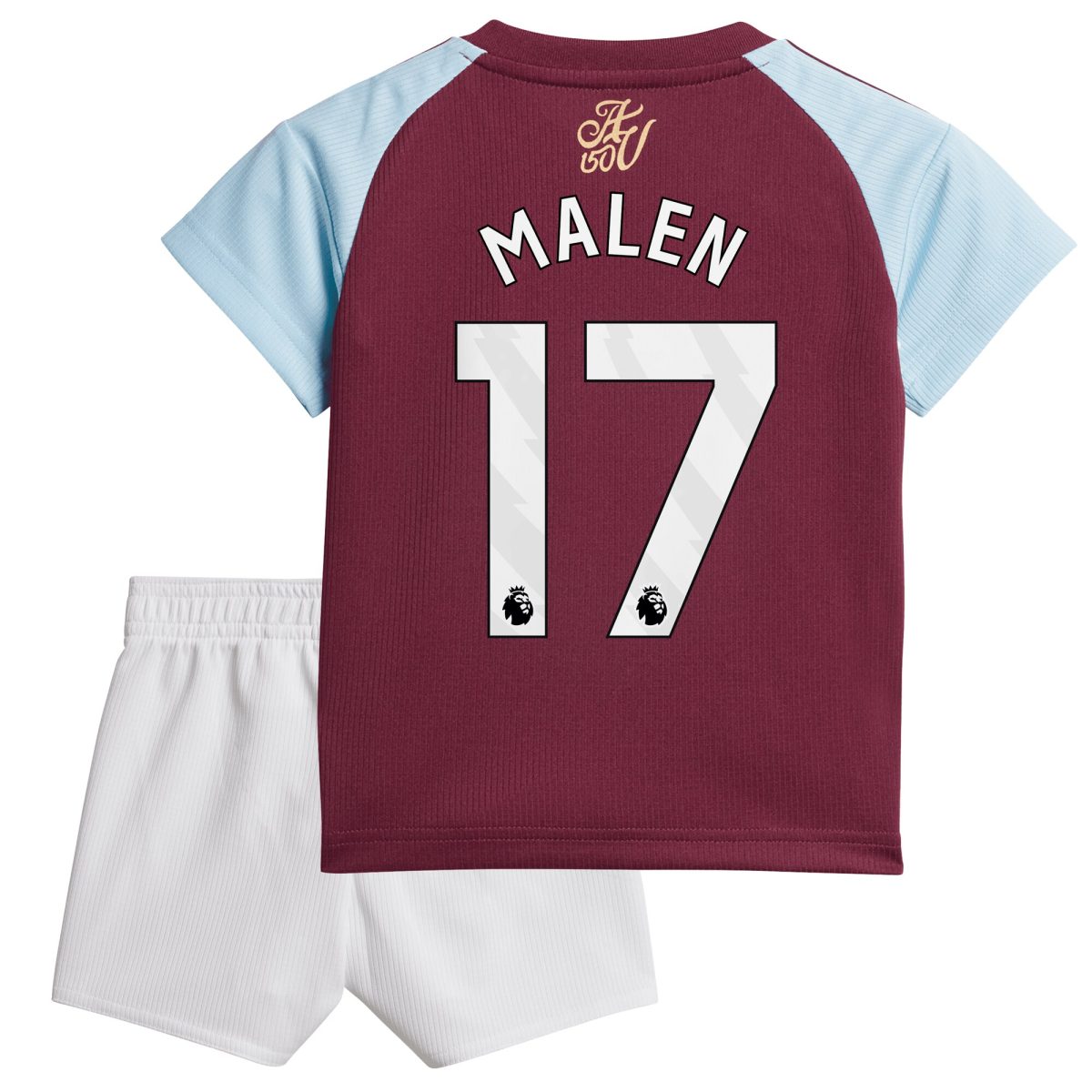 AVFC aston villa adidas home baby kit 2024-25 with malen 17 printing Collection | Official Aston Villa Kits and Apparel
