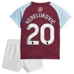 AVFC aston villa adidas home baby kit 2024-25 with nedeljković 20 printing Collection | Official Aston Villa Kits and Apparel
