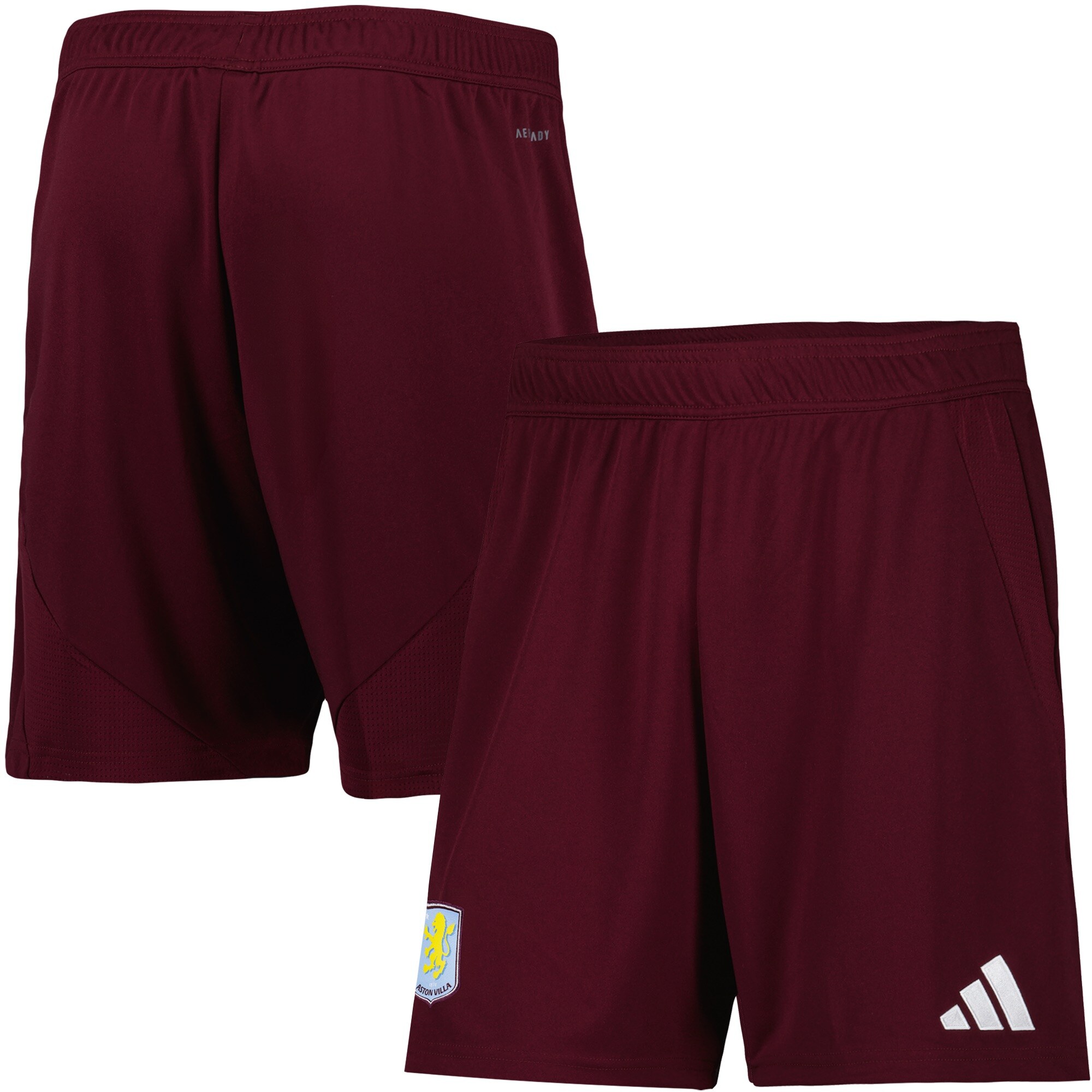 AVFC aston villa adidas home change shorts 2024-25 with custom printing Collection | Official Aston Villa Kits and Apparel
