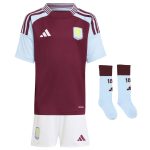 AVFC aston villa adidas home mini kit 2024-25 with diego carlos 3 printing Collection | Official Aston Villa Kits and Apparel