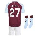 AVFC aston villa adidas home mini kit 2024-25 with rogers 27 printing Collection | Official Aston Villa Kits and Apparel