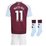 AVFC aston villa adidas home mini kit 2024-25 with watkins 11 printing Collection | Official Aston Villa Kits and Apparel