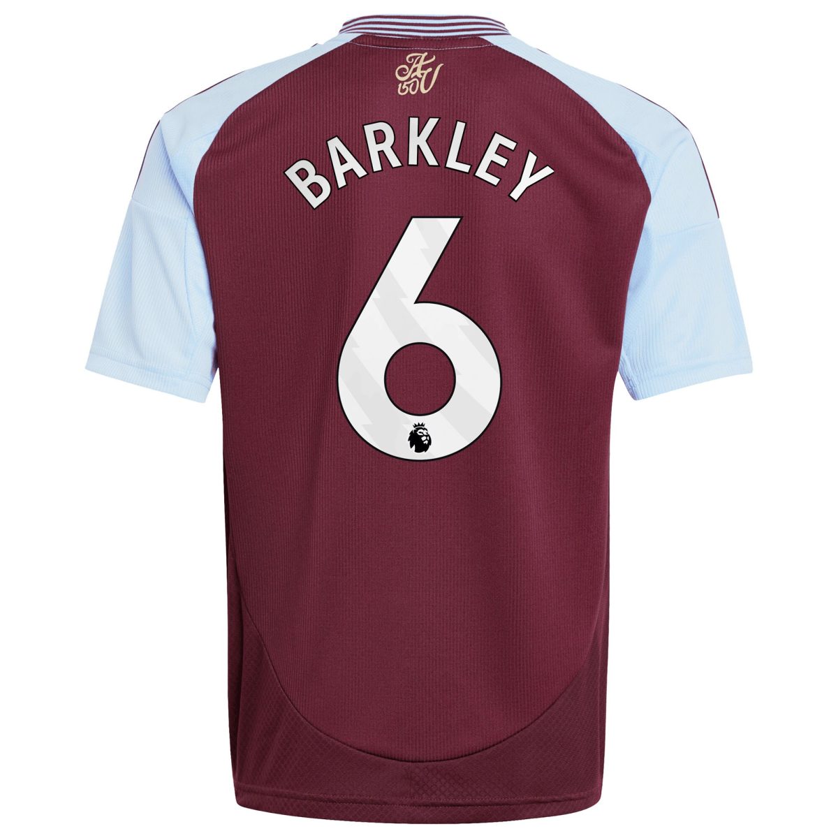 AVFC aston villa adidas home shirt 2024-25 – kids with barkley 6 printing Collection | Official Aston Villa Kits and Apparel