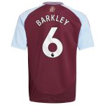 AVFC aston villa adidas home shirt 2024-25 – kids with barkley 6 printing Collection | Official Aston Villa Kits and Apparel