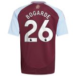 AVFC aston villa adidas home shirt 2024-25 – kids with bogarde 26 printing Collection | Official Aston Villa Kits and Apparel