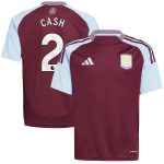 AVFC aston villa adidas home shirt 2024-25 – kids with cash 2 printing Collection | Official Aston Villa Kits and Apparel