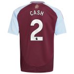 AVFC aston villa adidas home shirt 2024-25 – kids with cash 2 printing Collection | Official Aston Villa Kits and Apparel