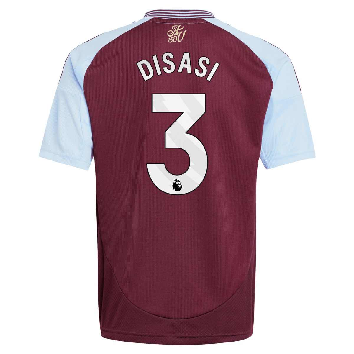 AVFC aston villa adidas home shirt 2024-25 – kids with disasi 3 printing Collection | Official Aston Villa Kits and Apparel