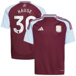 AVFC aston villa adidas home shirt 2024-25 – kids with hause 30 printing Collection | Official Aston Villa Kits and Apparel