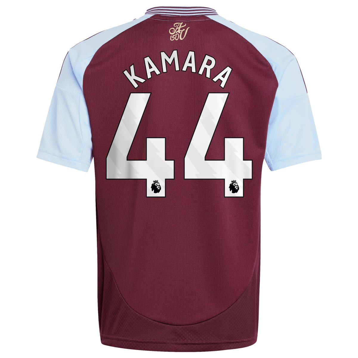 AVFC aston villa adidas home shirt 2024-25 – kids with kamara 44 printing Collection | Official Aston Villa Kits and Apparel