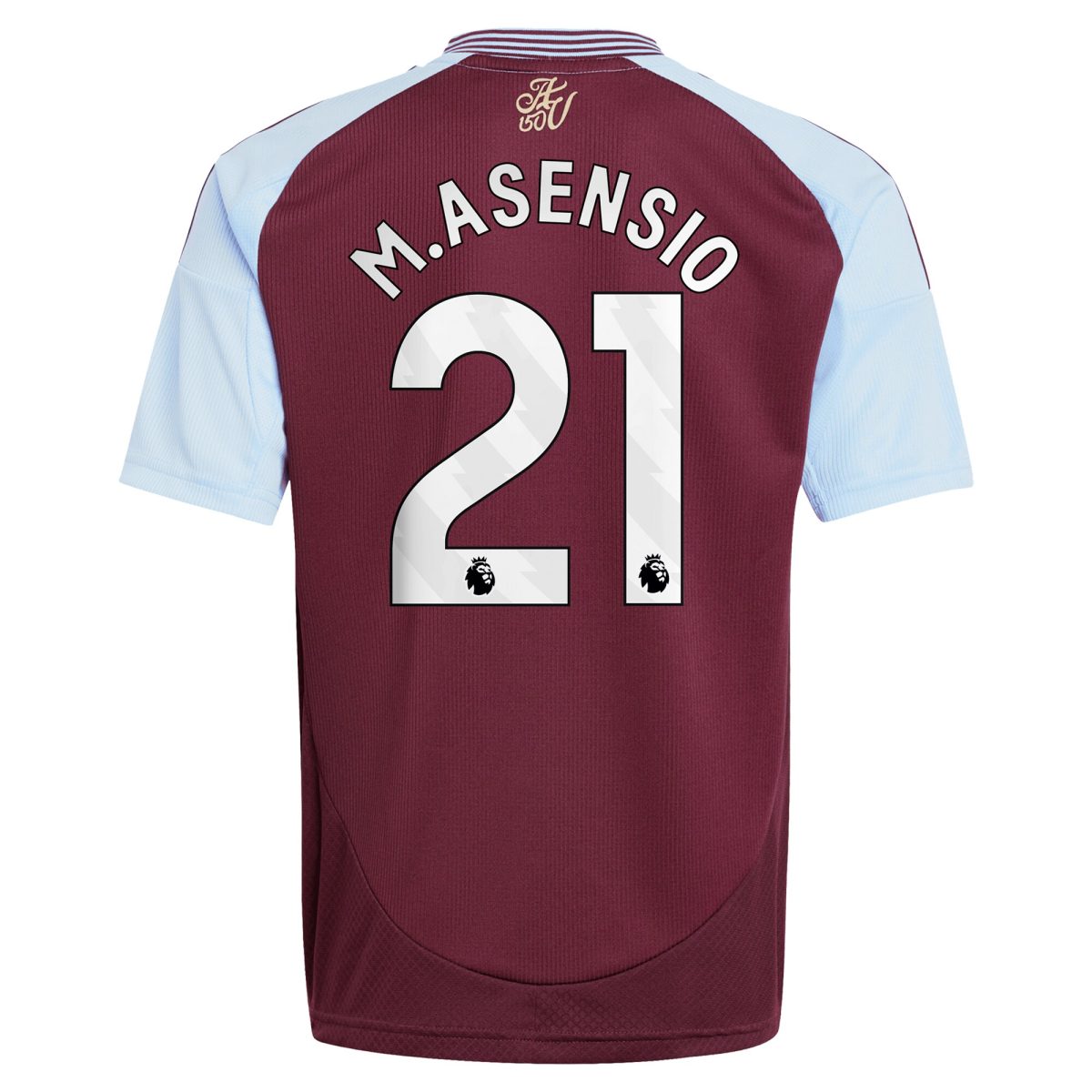 AVFC aston villa adidas home shirt 2024-25 – kids with m.asensio 21 printing Collection | Official Aston Villa Kits and Apparel